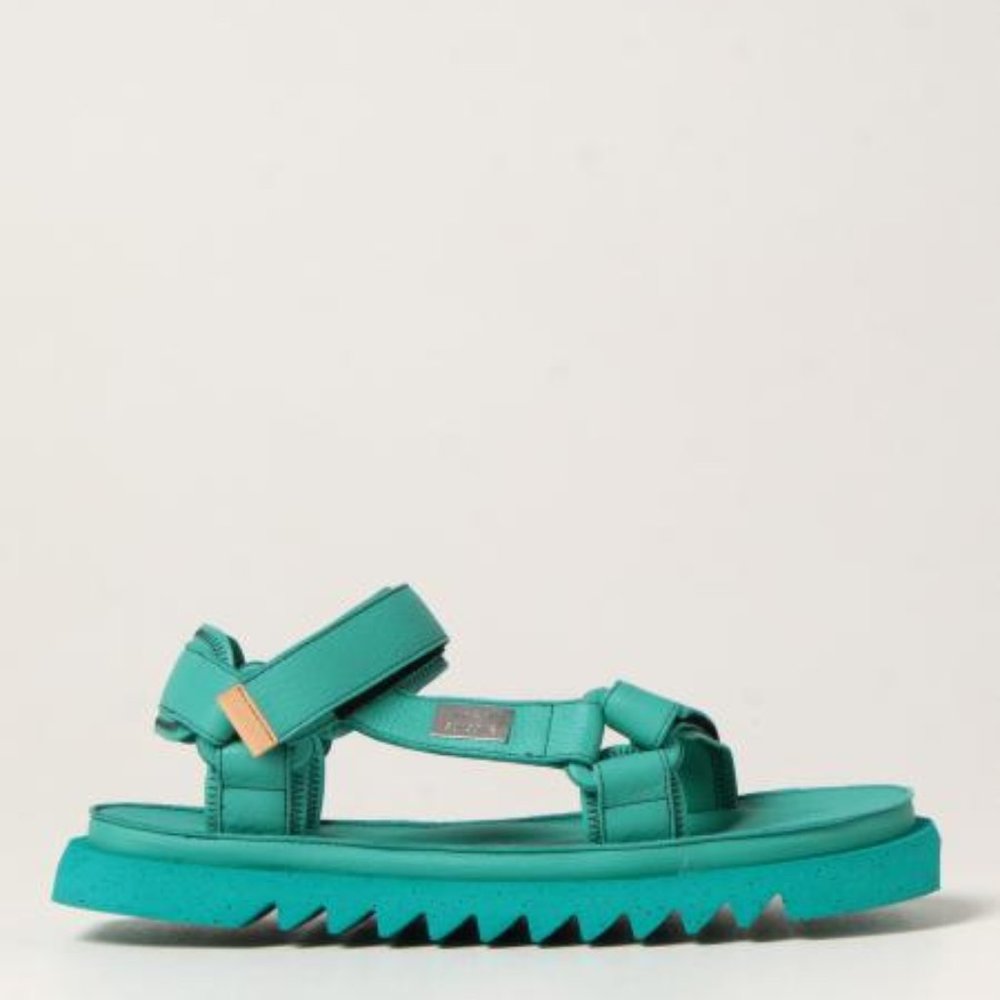 Marsèll x Suicoke Depa Leather Sandals 37 / US 7 Aqua Blue Platform Designer NWT - Picture 4 of 14